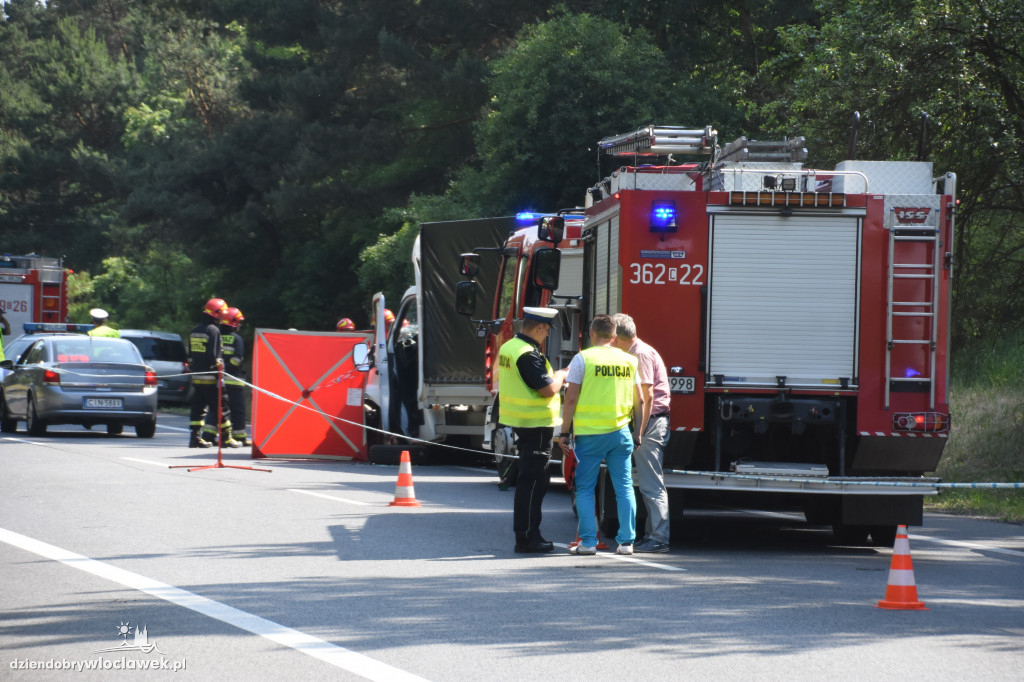 Wypadek śmiertelny na DK91