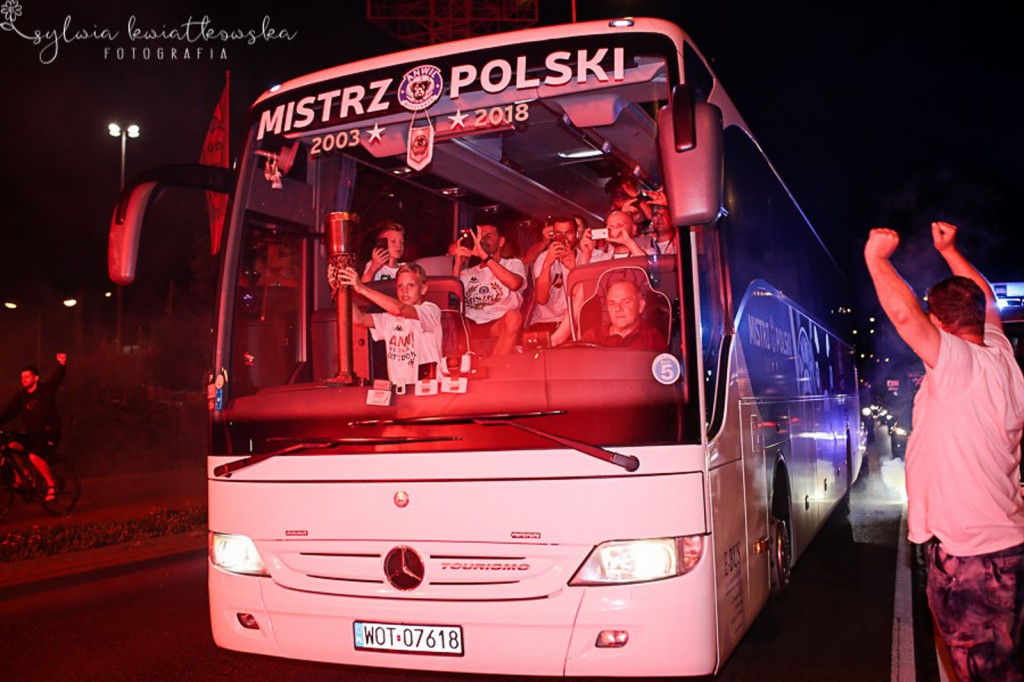 Tak Włocławek przywitał Mistrzów Polski