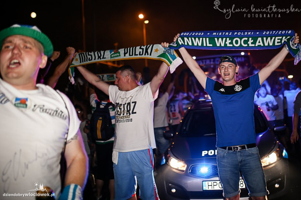 Tak Włocławek przywitał Mistrzów Polski