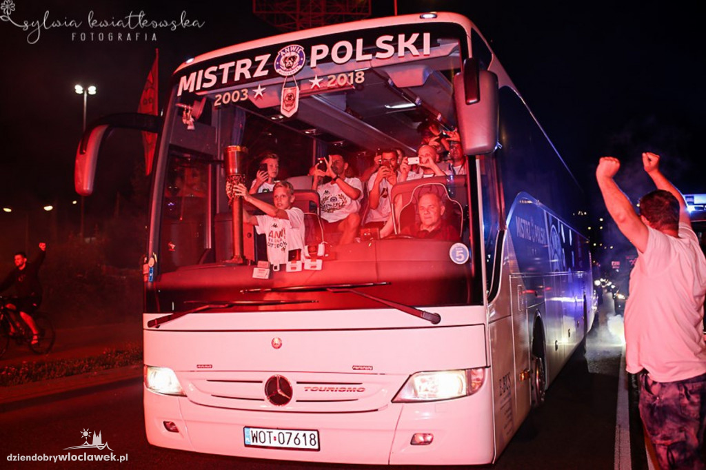 Tak Włocławek przywitał Mistrzów Polski