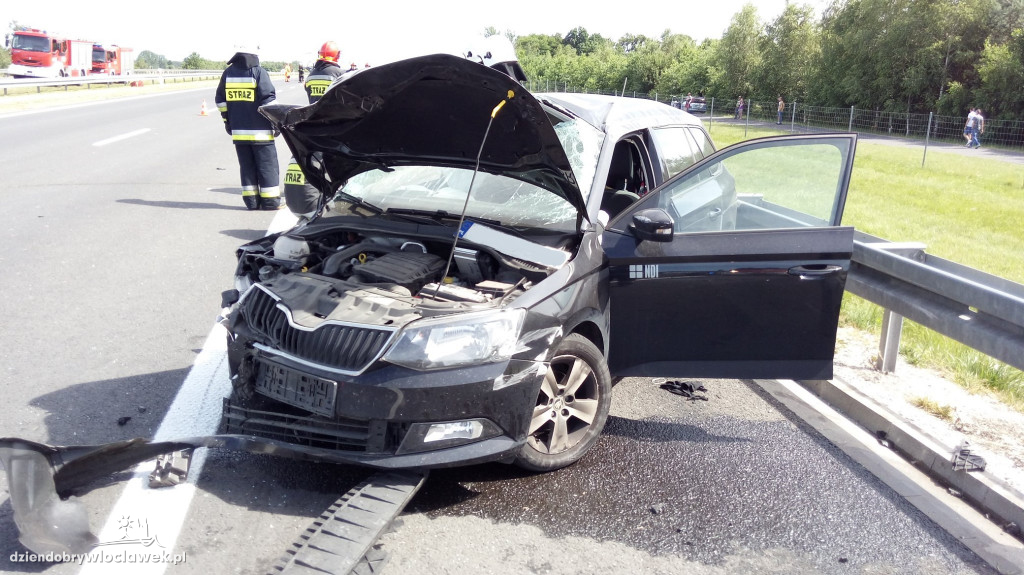 Wypadek na autostradzie