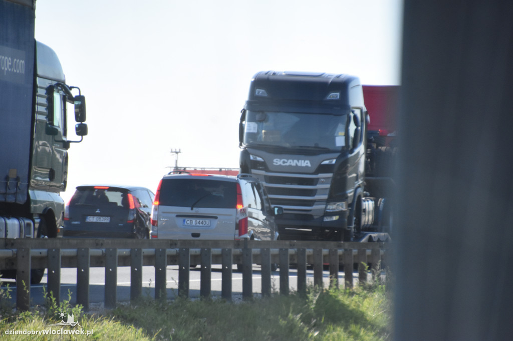 Wypadki na autostradzie A1 w Pikutkowie