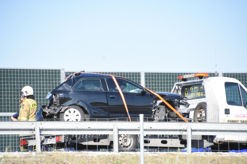 Wypadki na autostradzie A1 w Pikutkowie