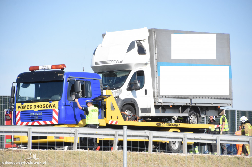 Wypadki na autostradzie A1 w Pikutkowie