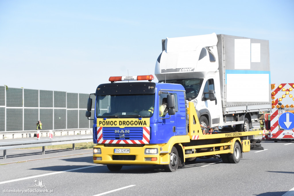 Wypadki na autostradzie A1 w Pikutkowie
