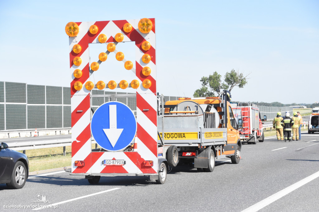 Wypadki na autostradzie A1 w Pikutkowie