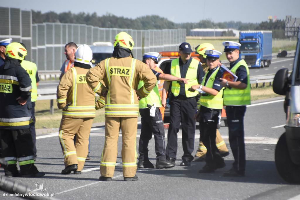 Wypadki na autostradzie A1 w Pikutkowie
