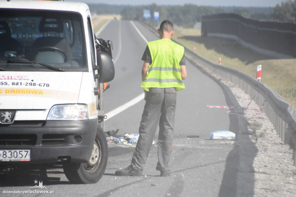 Wypadki na autostradzie A1 w Pikutkowie
