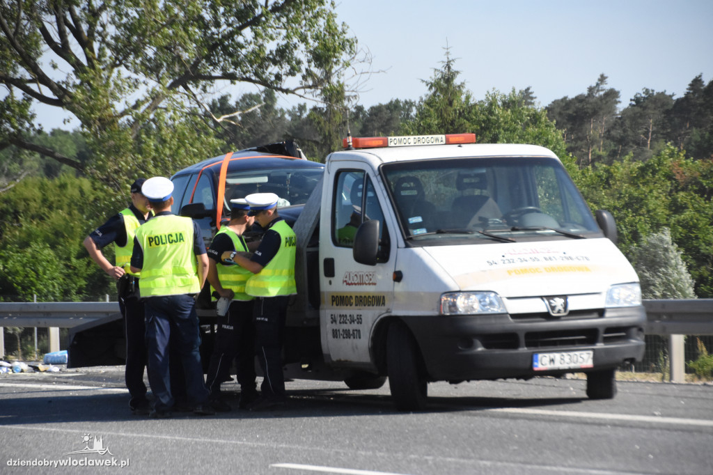 Wypadki na autostradzie A1 w Pikutkowie