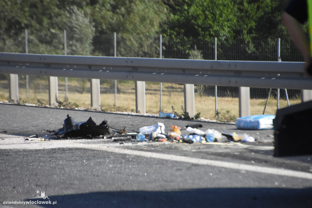 Wypadki na autostradzie A1 w Pikutkowie
