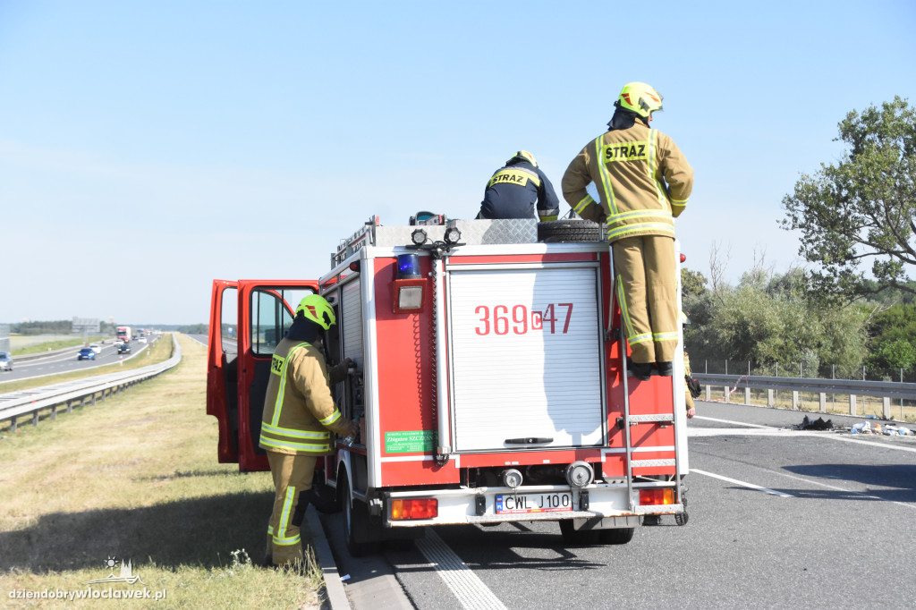 Wypadki na autostradzie A1 w Pikutkowie