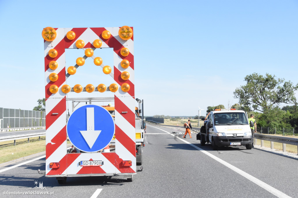Wypadki na autostradzie A1 w Pikutkowie