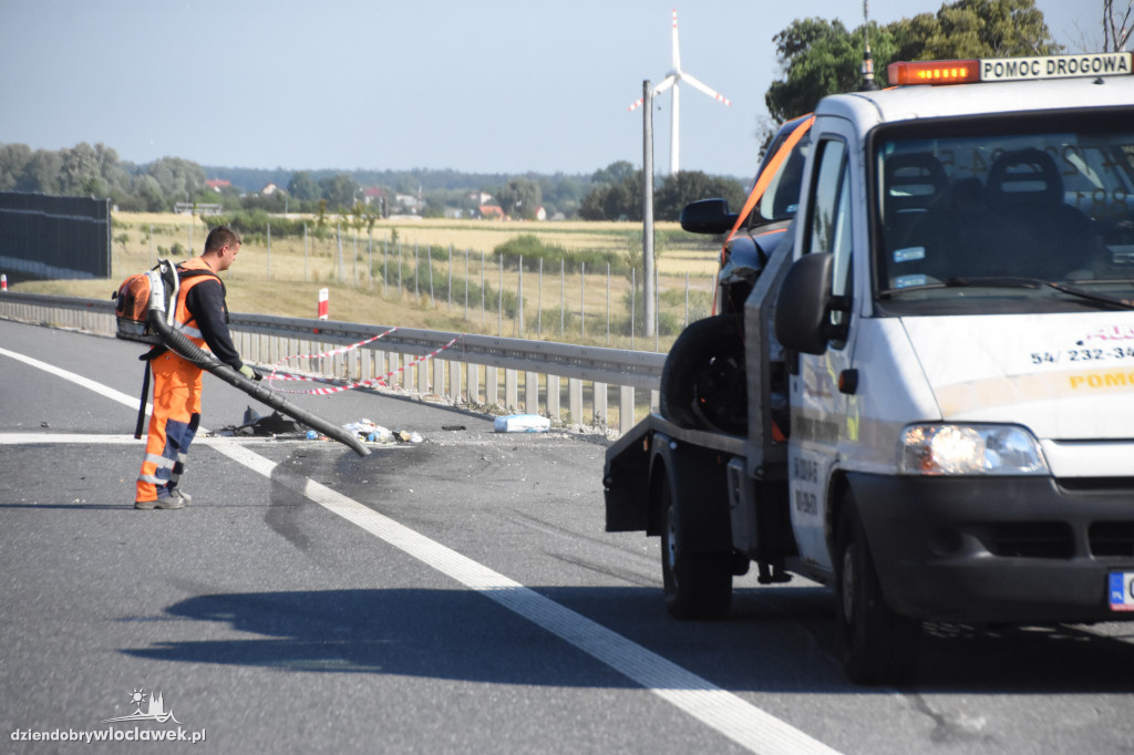 Wypadki na autostradzie A1 w Pikutkowie