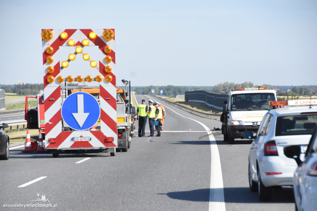 Wypadki na autostradzie A1 w Pikutkowie