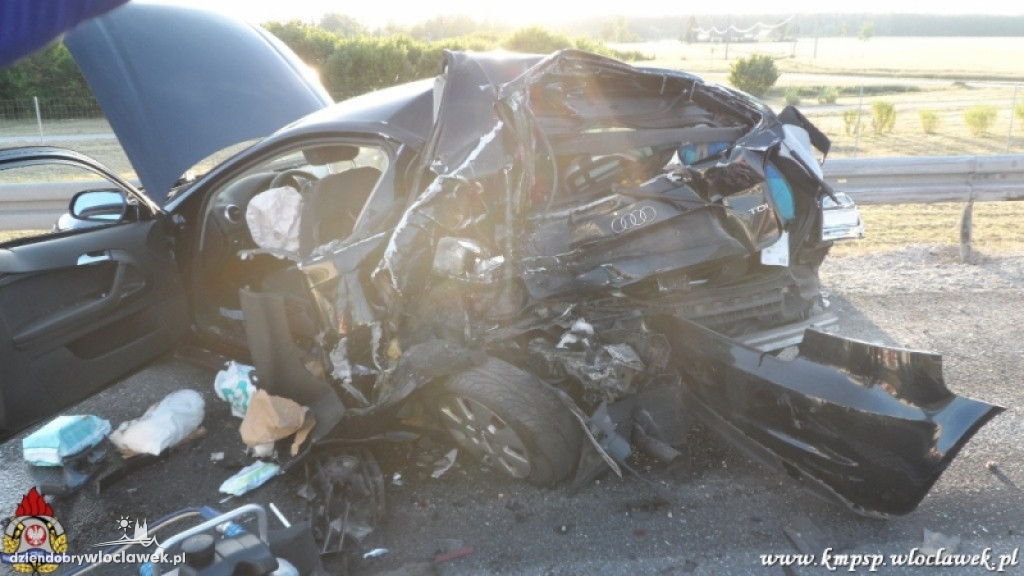 Wypadki na autostradzie A1 w Pikutkowie