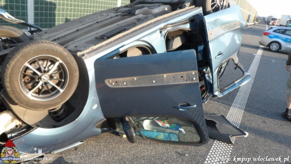 Wypadki na autostradzie A1 w Pikutkowie