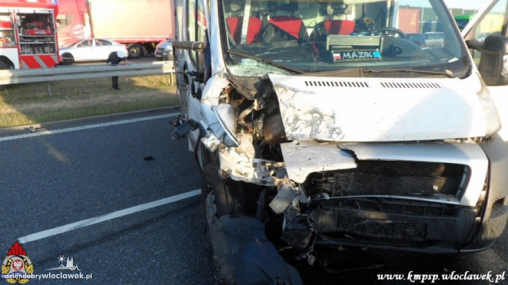 Wypadki na autostradzie A1 w Pikutkowie