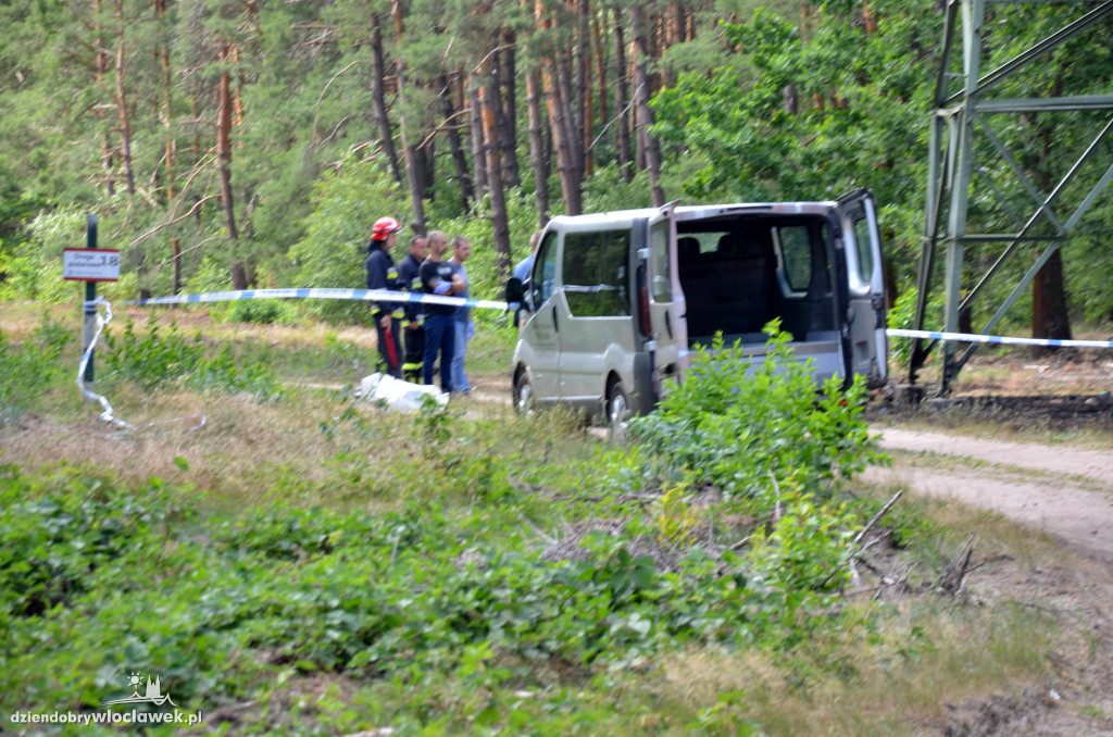 Spalone zwłoki niedaleko Wienieckiej