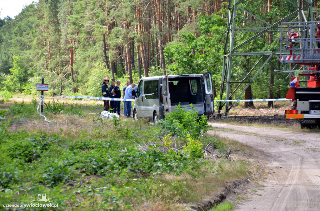 Spalone zwłoki niedaleko Wienieckiej
