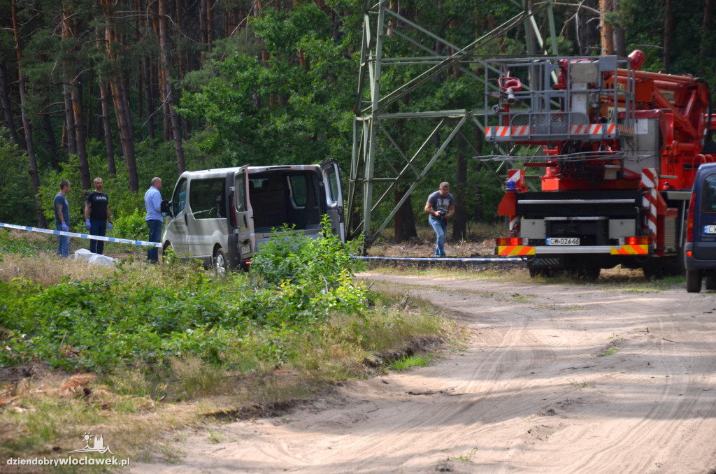 Spalone zwłoki niedaleko Wienieckiej