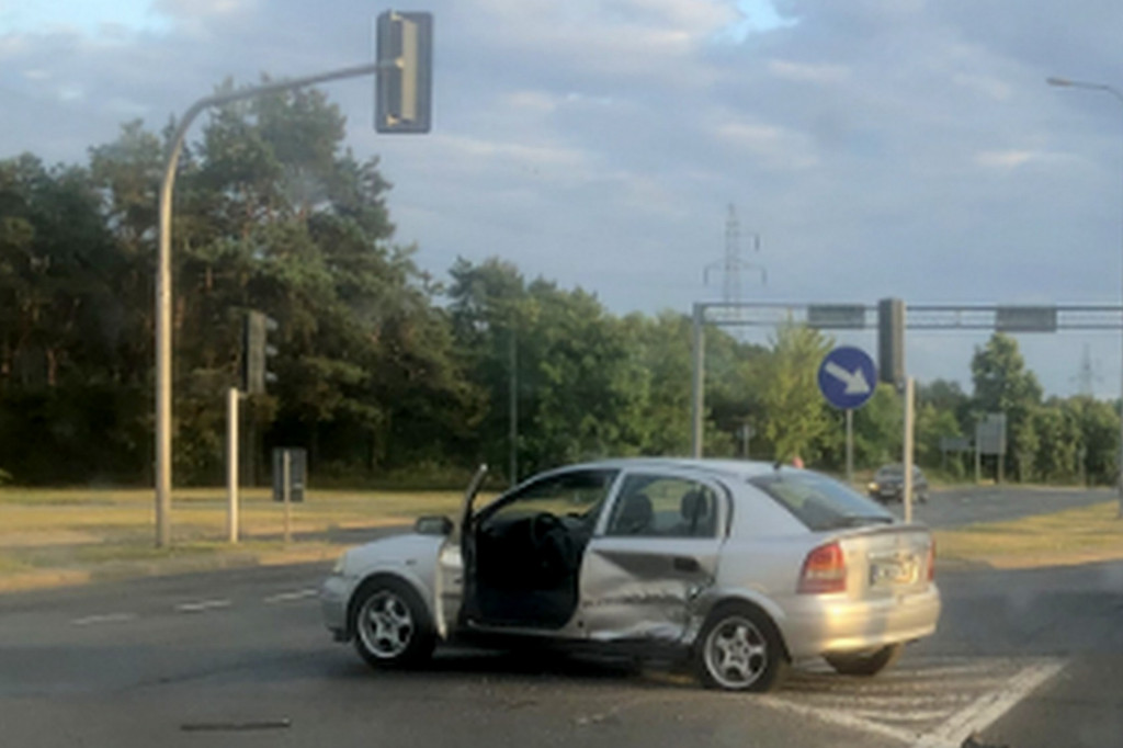 Zderzenie na ulicy Kruszyńskiej