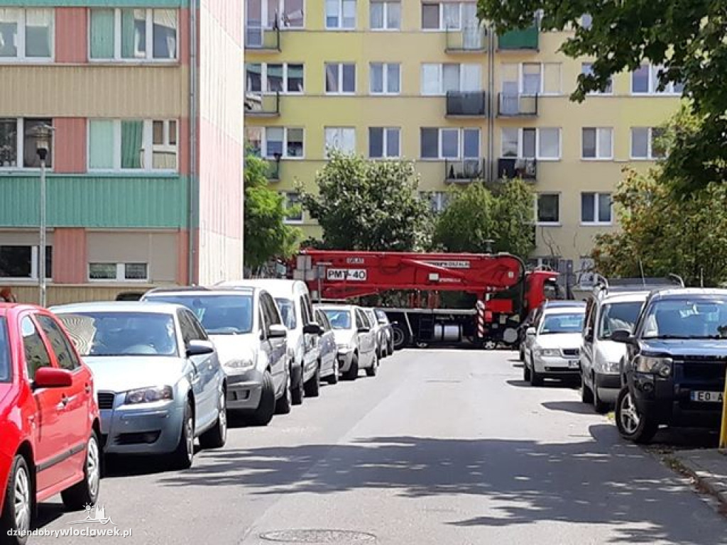 Zadymienie w mieszkaniu na Zazamczu