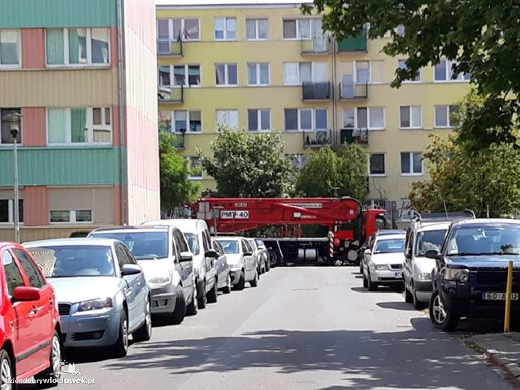 Zadymienie w mieszkaniu na Zazamczu