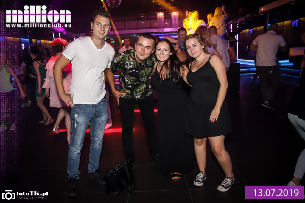 Sobotnie szaleństwo w klubie Million