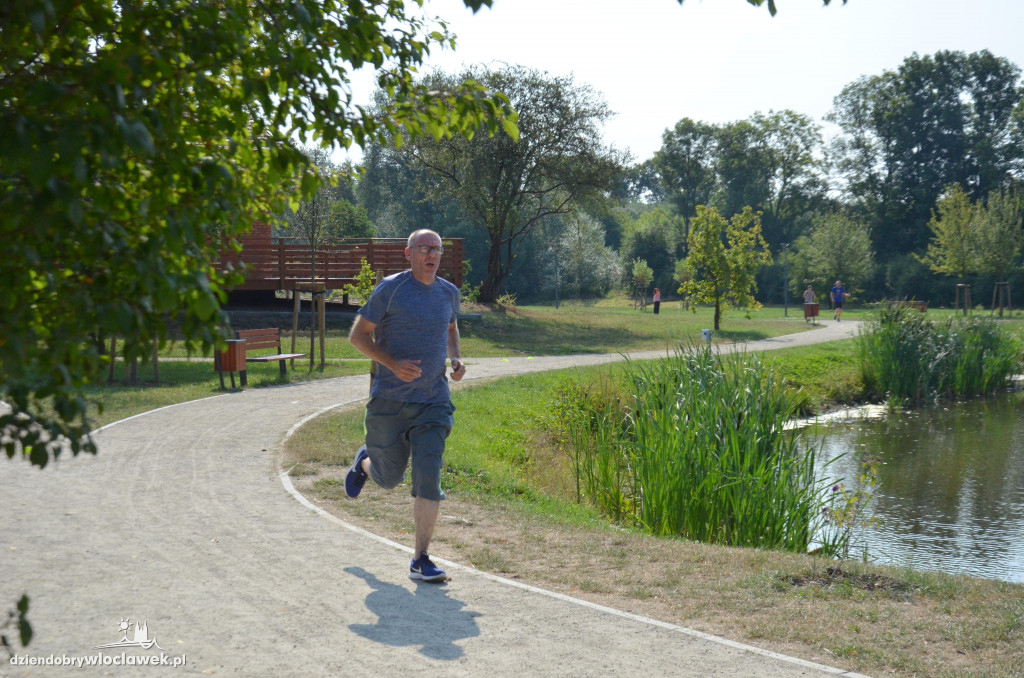 Parkrun w parku na Słodowie