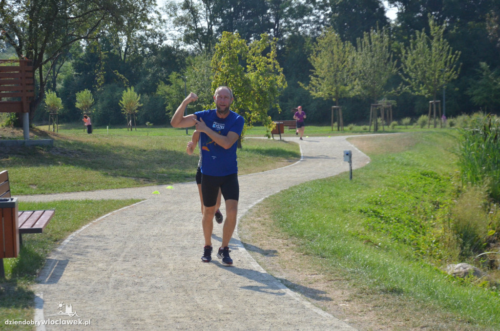 Parkrun w parku na Słodowie