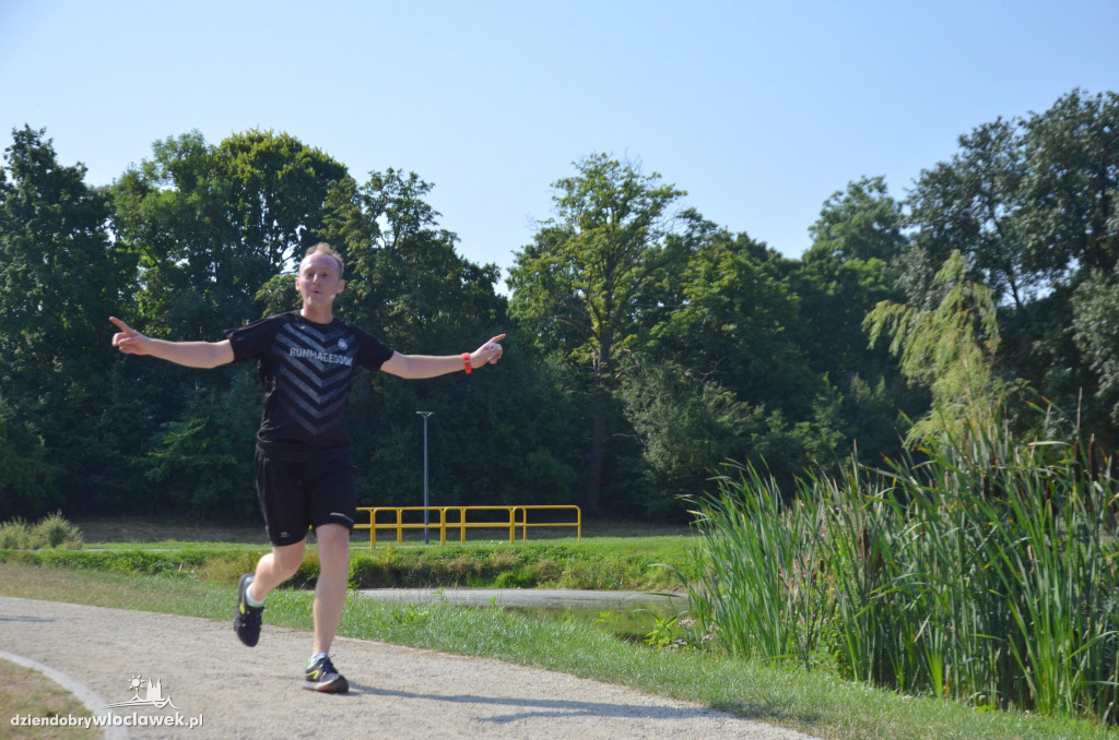 Parkrun w parku na Słodowie