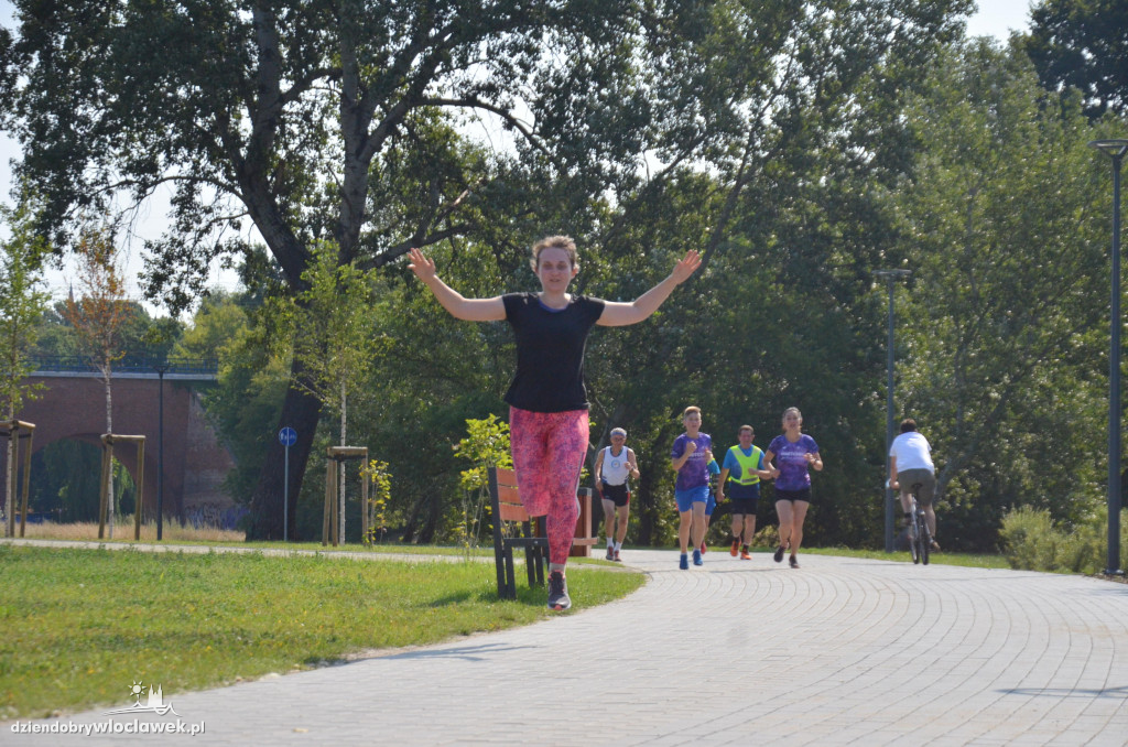 Parkrun w parku na Słodowie