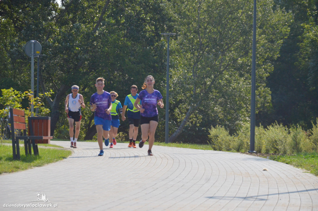 Parkrun w parku na Słodowie