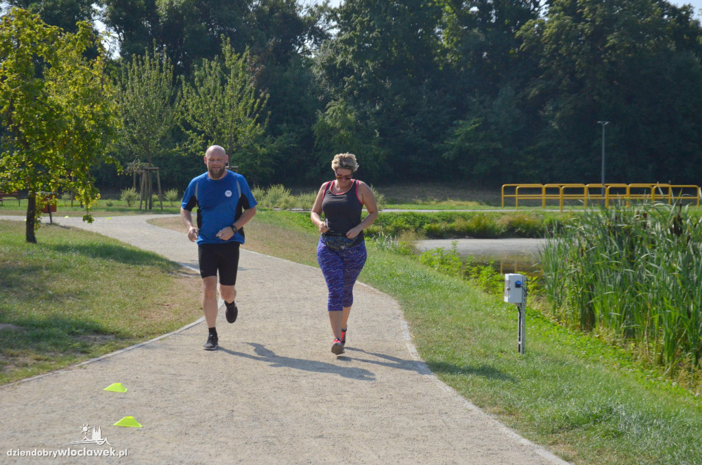 Parkrun w parku na Słodowie
