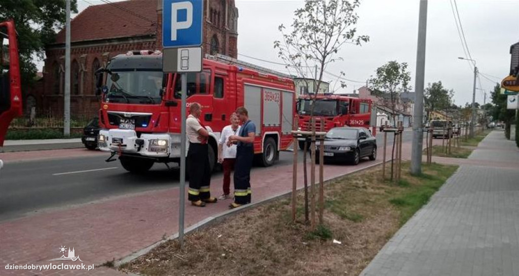 Pożar budynku w Izbicy Kujawskiej