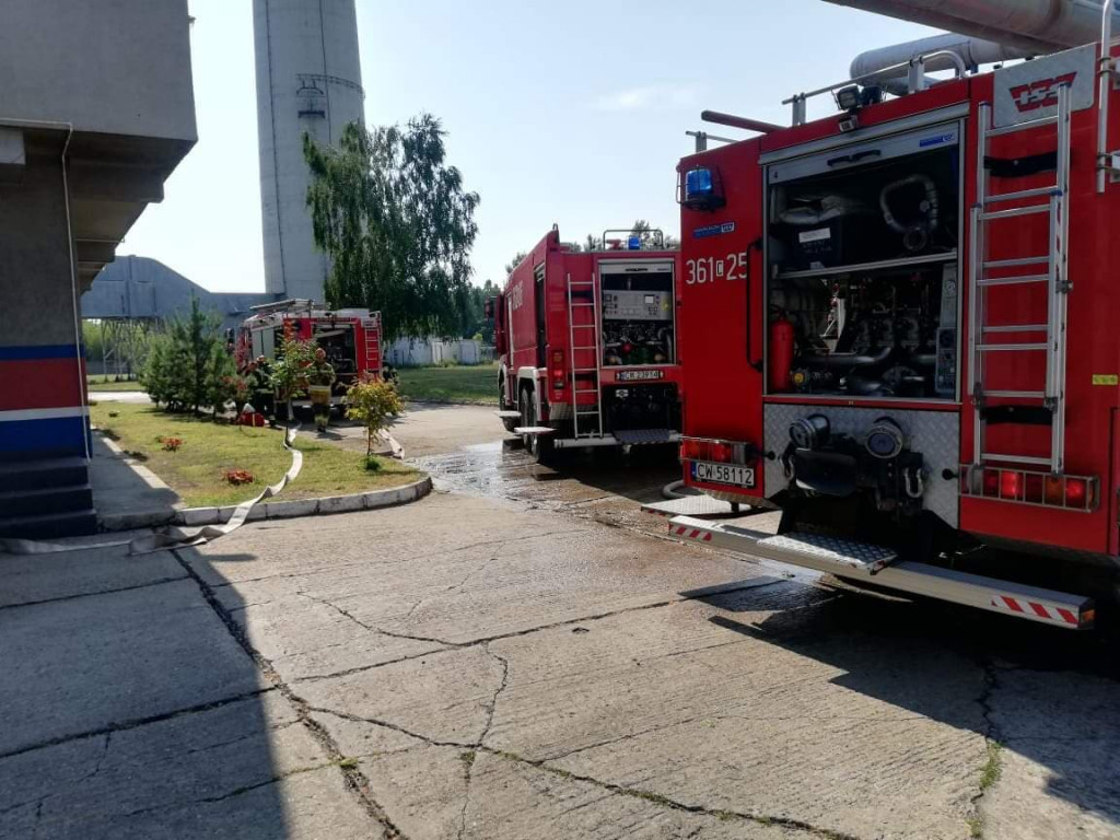 Strażacy gasili ogień w MPEC-u. To były...
