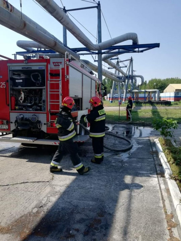 Strażacy gasili ogień w MPEC-u. To były...