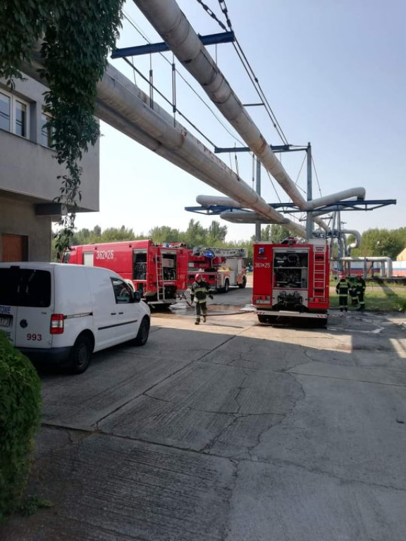 Strażacy gasili ogień w MPEC-u. To były...