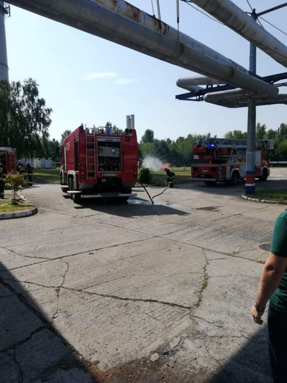 Strażacy gasili ogień w MPEC-u. To były...