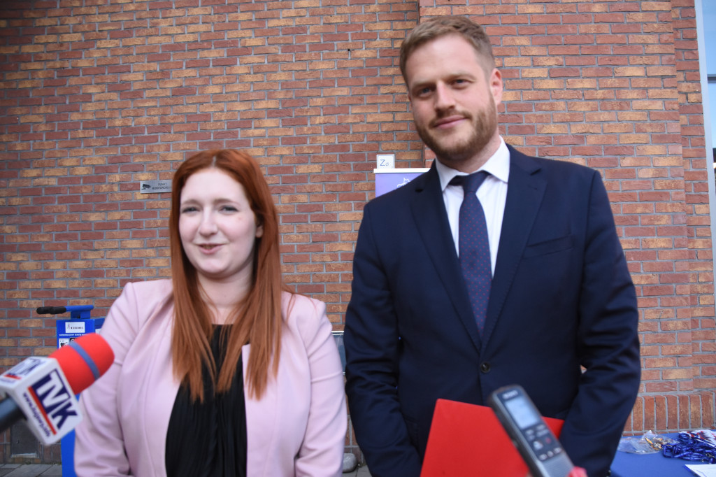 Anna Gembicka zbierała podpisy na pl. Grodzkim