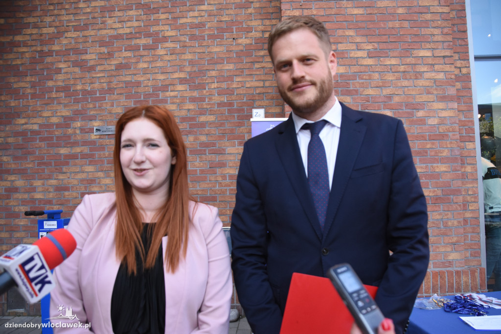 Anna Gembicka zbierała podpisy na pl. Grodzkim