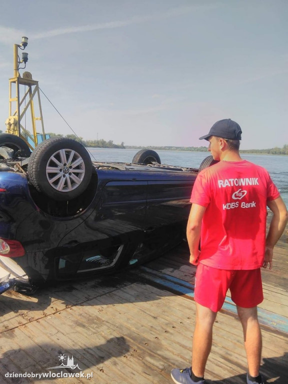 Samochód zatonął w Wiśle