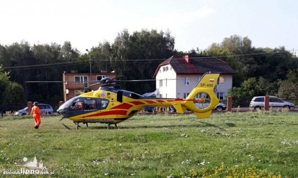 Mężczyzna skoczył z pomostu