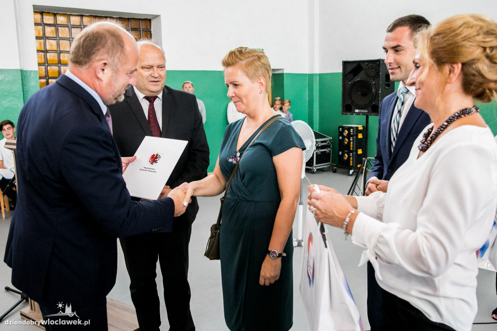 Marszałek w szkole Brześciu