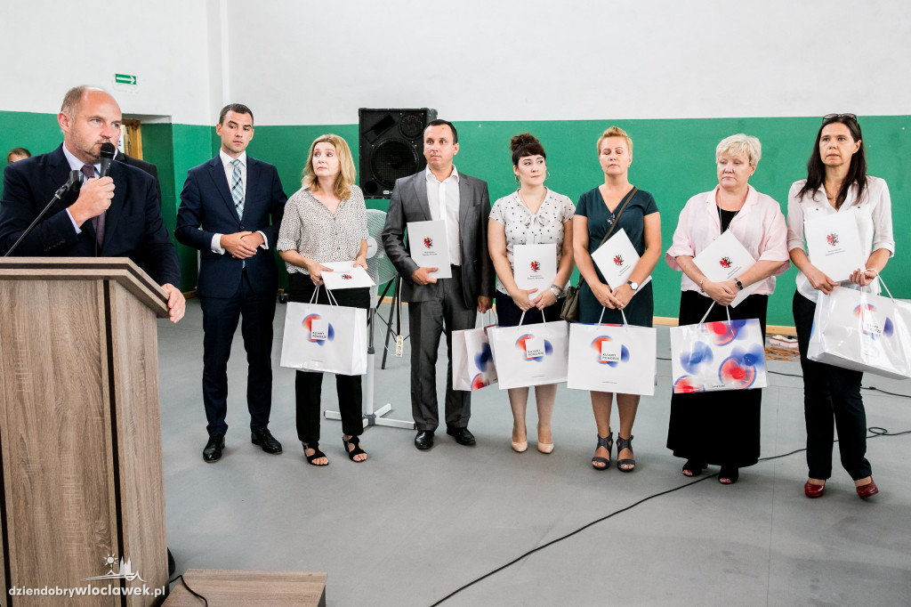 Marszałek w szkole Brześciu