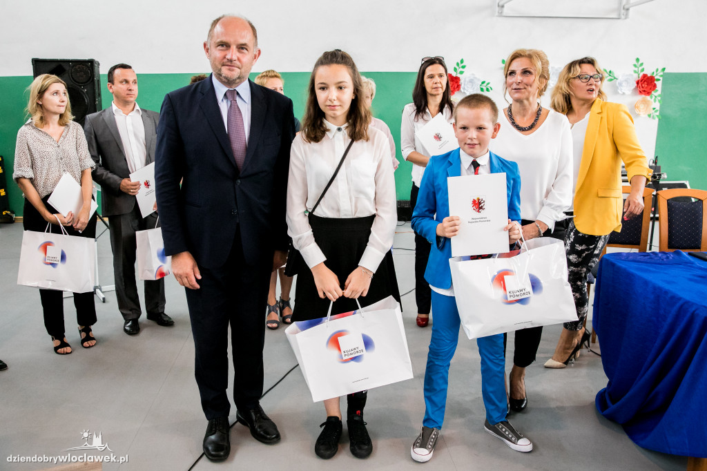 Marszałek w szkole Brześciu