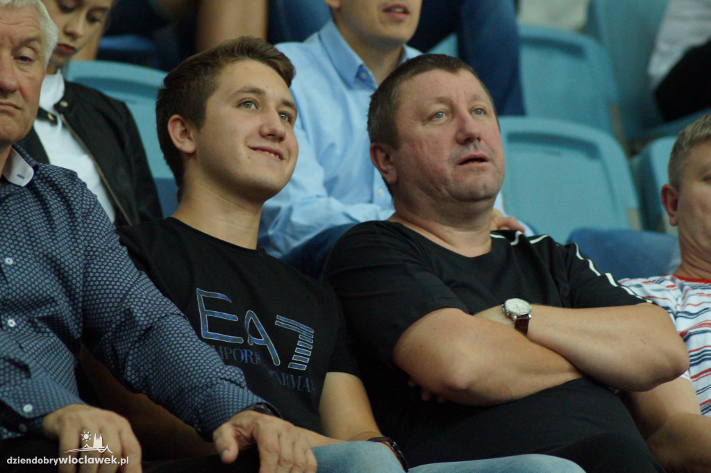 Kibice na meczu z Maccabi Tel Aviv