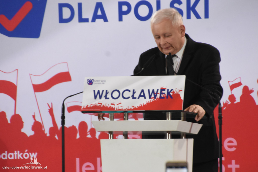 Jarosław Kaczyński we Włocławku