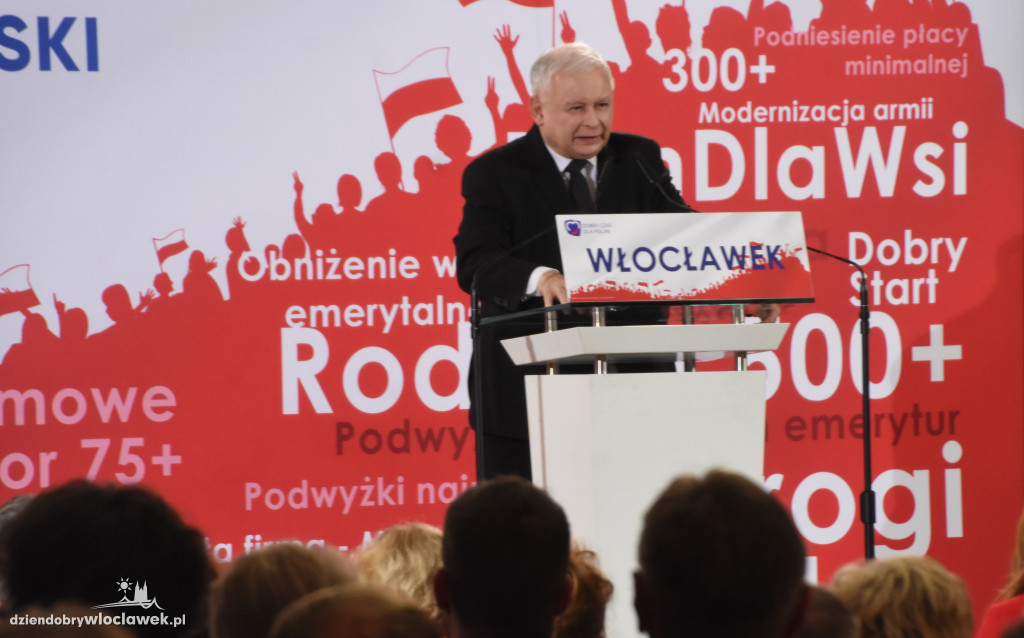 Jarosław Kaczyński we Włocławku