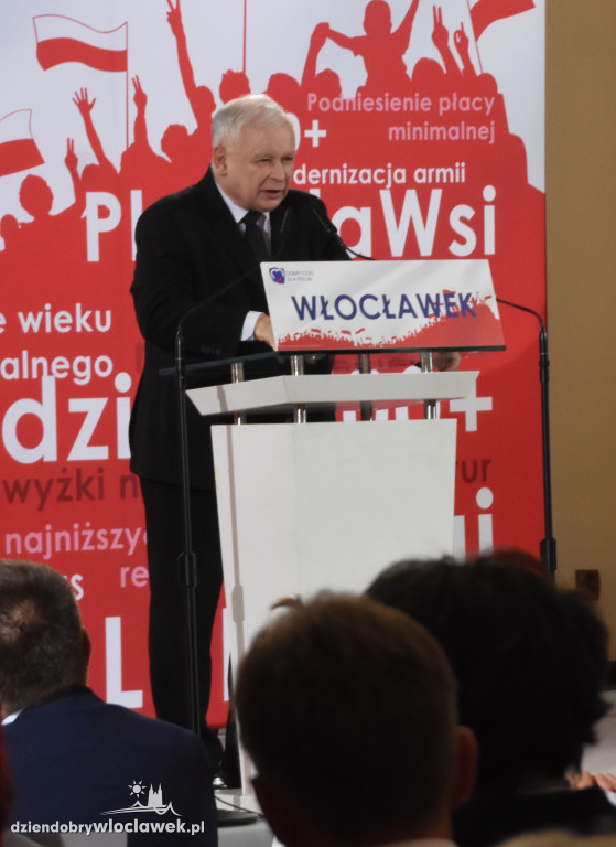 Jarosław Kaczyński we Włocławku